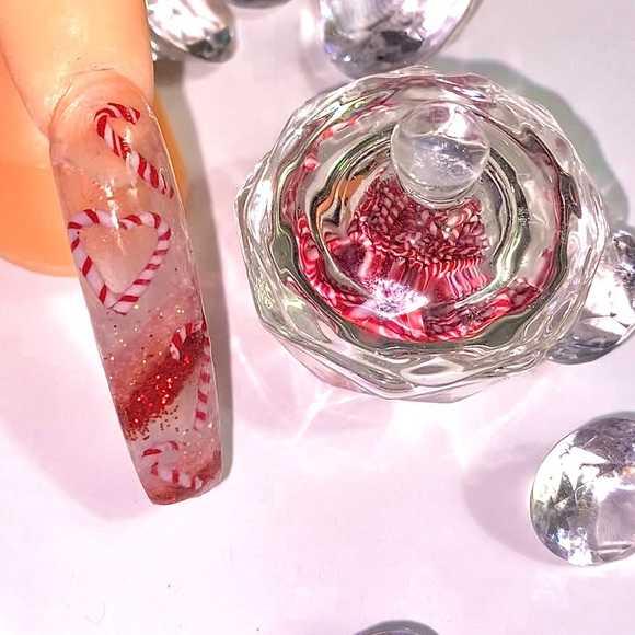 Wholesale Candycane/mint nail charms ✨ 30 pieces - Picture 3 of 3